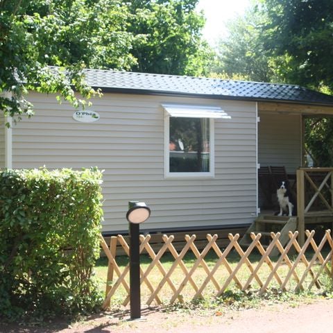 Stacaravan 6 personen - Résidence O'HARA PANORAMIQUE CLASSIQUE ECO-CONCU / 28m2 - 2 slaapkamers - Half overdekt terras 5/6 pers