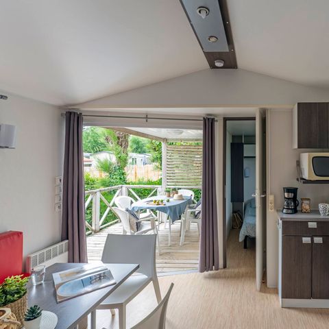 MOBILHOME 6 personnes - Résidence O'HARA PANORAMIQUE CLASSIQUE ECO-CONCU 