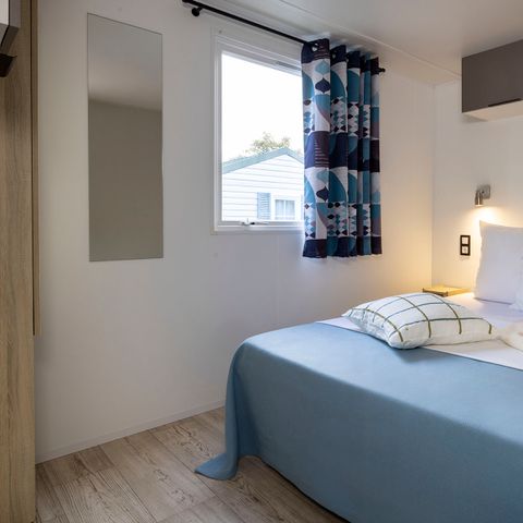 Mobilheim 4 personen - Mobilheim Confort 27m² - 2 Schlafzimmer + Überdachte Terrasse + TV 4 Pers.