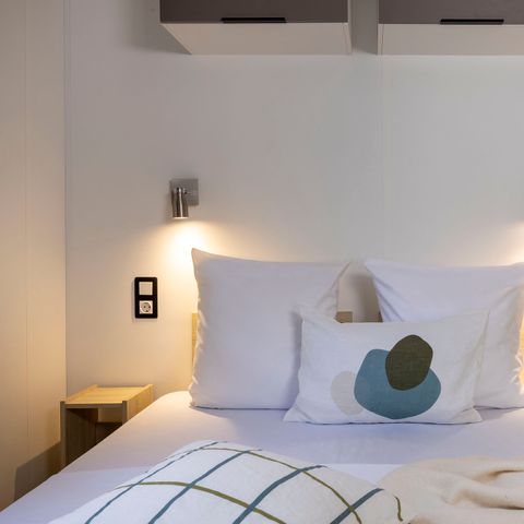 Mobilheim 4 personen - Mobilheim Confort 30m² - 2 Schlafzimmer + Überdachte Terrasse + TV 4/5 Pers.