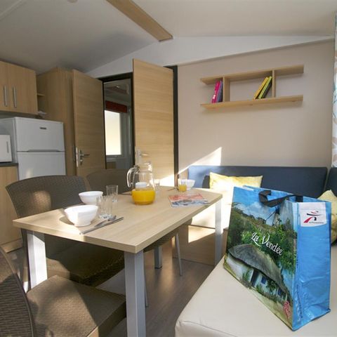 Stacaravan 4 personen - COMFORT - Stacaravan Célénia 28 m² - 2 slaapkamers 4 pers