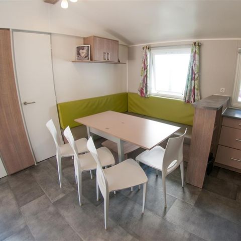 Stacaravan 6 personen - COMFORT - Stacaravan Magdalena 28 m² - 3 slaapkamers 6 pers