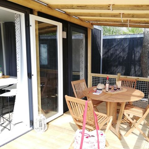 Mobile home 6 persons - PREMIUM - Mobile home Tamaris 30m² - 2 bedrooms 4/6 pers