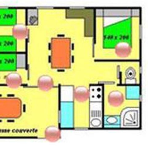 CHALET 6 personnes - ECO - Chalet Safran 35m² - 3 chambres