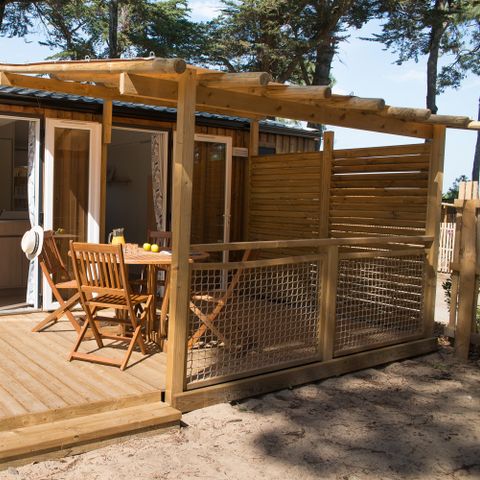 Mobilheim 3 Personen - CONFORT - Mobilheim Vanilla 24m² - 1 Schlafzimmer 2/3 pers. 2/3 pers.