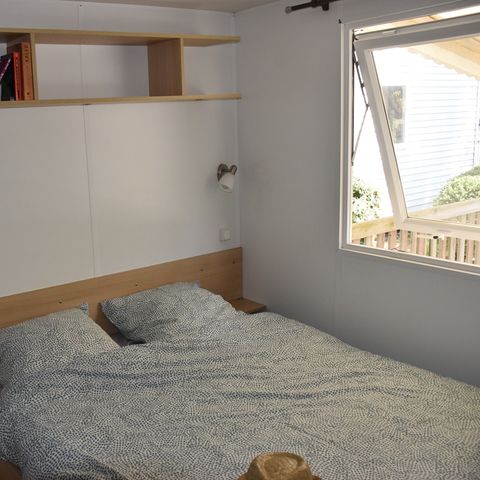 Stacaravan 4 personen - COMFORT - Zondag - Stacaravan Célénia 28 m² - 2 slaapkamers