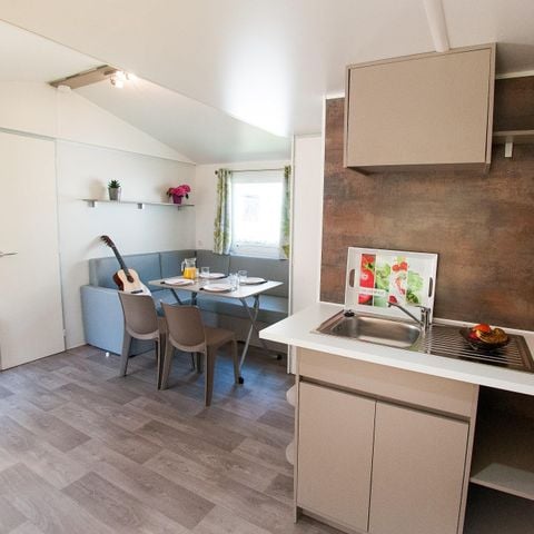 Stacaravan 6 personen - COMFORT - Zondag - Stacaravan Dune 29m² - 2 kamers 4/6 pers