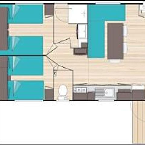Mobilhome 6 personnes - CLASSIQUE