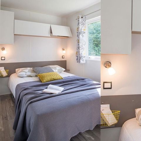 Stacaravan 8 personen - CALIFORNIA QUATRO 4 slaapkamers - TV 1/8 pers