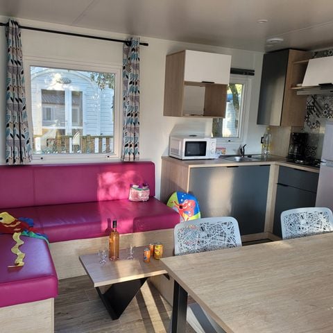 MOBILHOME 6 personnes - CALIFORNIA TRIO résidentiel 3 chambres- TV 1/6 pers