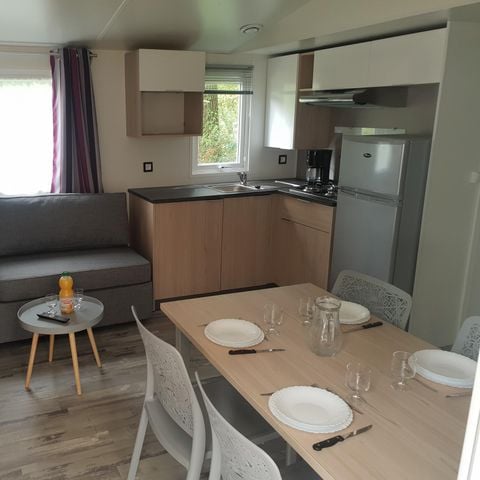 Mobilhome 1/6 personnes - CALIFORNIA - TRIO résidentiel - 3 chambres- - TV