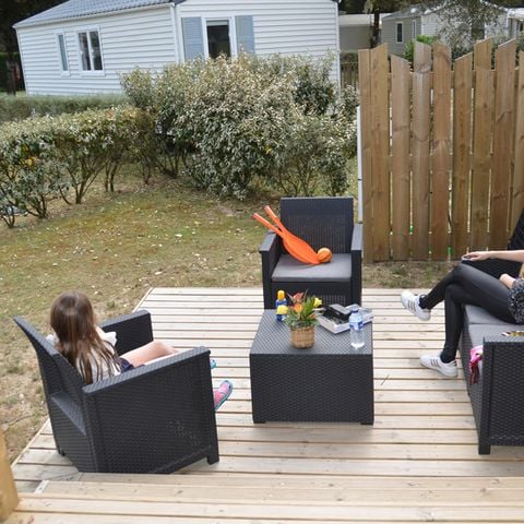 Stacaravan 1/6 personen - COTTAGE TRIO PREMIUM- TV- VAATWASSER
