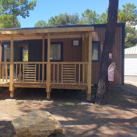 Mobilhome 1/6 personnes - COTTAGE TRIO PREMIUM- TV-LAVE VAISSELLE