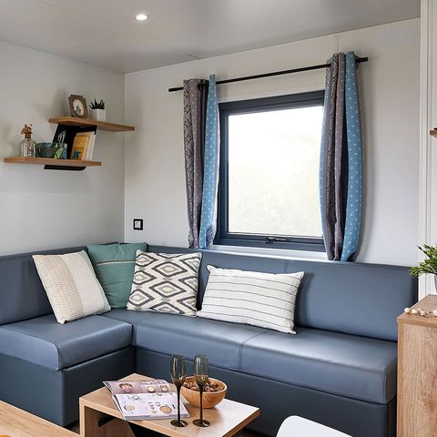Mobilheim 4 Personen - COTTAGE DUO PREMIUM 2 Schlafzimmer - TV-WASCHMASCHINE 4 pers.