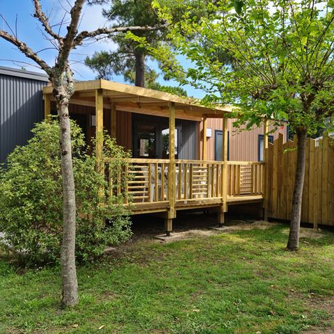 Mobile home 6 persons - TRIO STANDING COTTAGE- TV- DISHWASHER- 2 BATHROOMS with PRIVATE SPA 6 pers