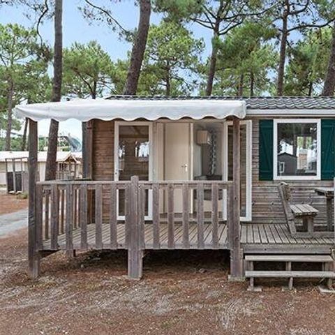 Stacaravan 6 personen - Stacaravan | Klassiek | 2 Slaapkamers | 4/6 Pers. | Verhoogd terras