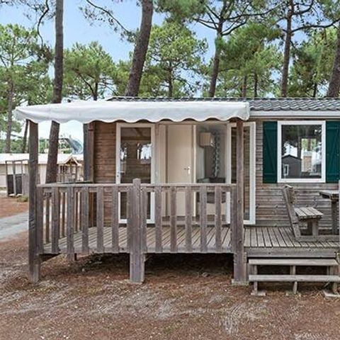 Mobilheim 6 Personen - Mobilheim | Classic | 2 Zi. | 4/6 Pers. | Erhöhte Terrasse