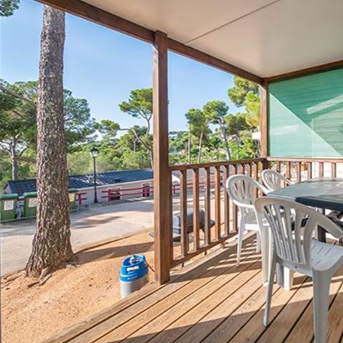 Mobilheim 4 Personen - Mobilheim | Classic | 2 Zi. | 4 Pers. | Einfache Terrasse