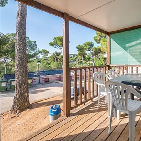 Mobilheim 4 Personen - Mobilheim | Classic | 2 Zi. | 4 Pers. | Einfache Terrasse