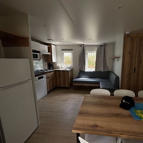Stacaravan 8 personen - CALIFORNIA QUATRO TV, 2 badkamers + wasruimte