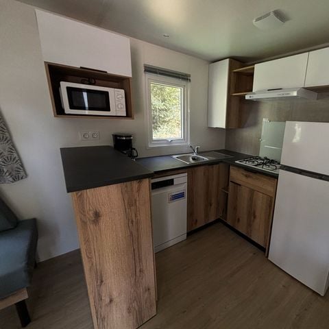 Mobilhome 4 personnes - CALIFORNIA DUO CONFORT - Lave-vaisselle - 2 chambres