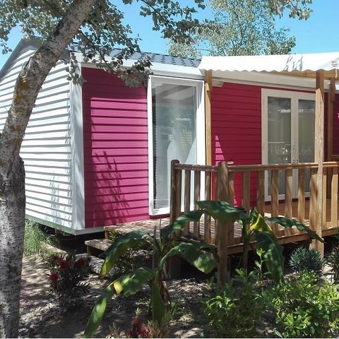 MOBILE HOME 5 people - Cottage PITAYA - 28m² - semi-covered wooden terrace - 2 bedrooms 4/5 pers