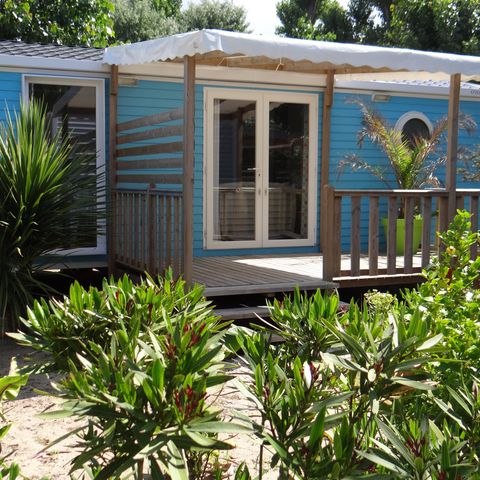MOBILE HOME 5 people - Cottage PITAYA - 28m² - semi-covered wooden terrace - 2 bedrooms 4/5 pers