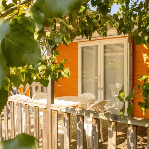MOBILE HOME 5 people - Cottage PITAYA - 28m² - semi-covered wooden terrace - 2 bedrooms 4/5 pers