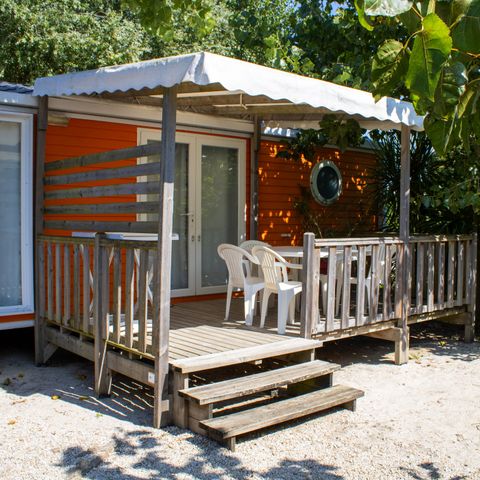 MOBILE HOME 5 people - Cottage PITAYA - 28m² - semi-covered wooden terrace - 2 bedrooms 4/5 pers
