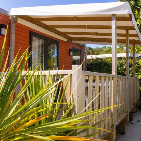 MOBILE HOME 6 people - PAPAYE cottage - 33m² - Semi-covered terrace - 3 Bedrooms - 4/6 pers