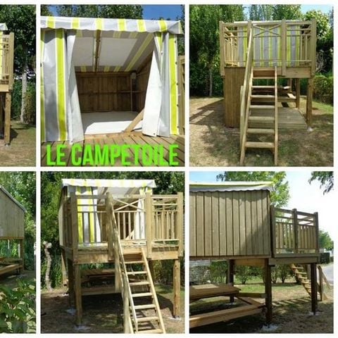 UNIEKE ACCOMMODATIE 3 personen - CAMPSET zonder sanitair