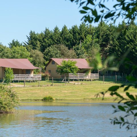 TIENDA DE LONA Y MADERA 8 personas - Safari Lodge, con aire acondicionado