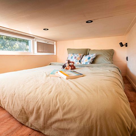 Tiny house 5 personnes - Wild Spirit 2 chambres - 60m² - TV -CLIM - LV - SH + SAUNA + BAIN NORDIQUE