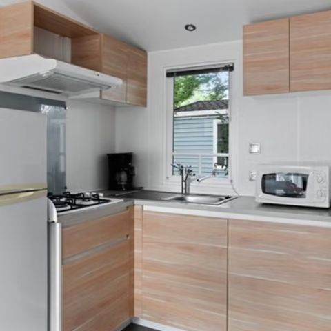 Mobile home 6 persons - Mobile-home | Classic | 3 Bedrooms | 6 Pers. | Terrace with elevation, not covered
