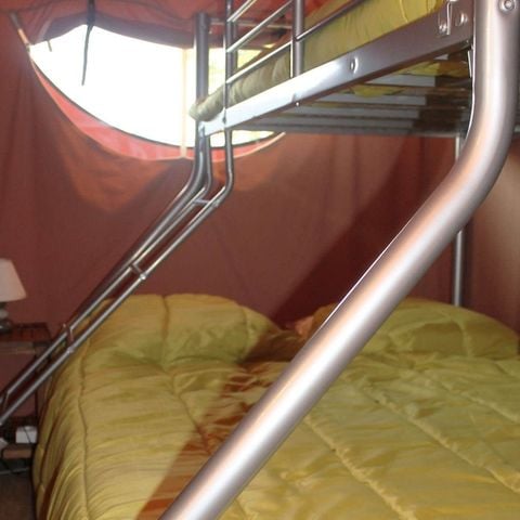 Tent van canvas en hout 5 personen - SAMOA