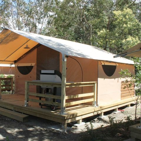 CANVAS AND WOOD TENT 5 people - SAMOA