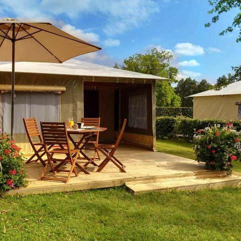 TENTE TOILE ET BOIS 5 personnes - CARAIBES