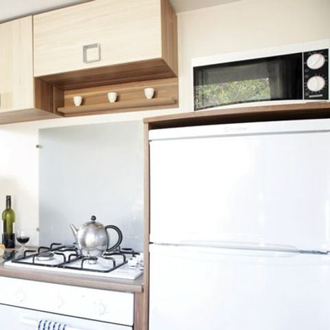 Stacaravan 6 personen - Stacaravan | Comfort | 2 Slaapkamers | 4/6 Pers. | Verhoogd terras niet overdekt