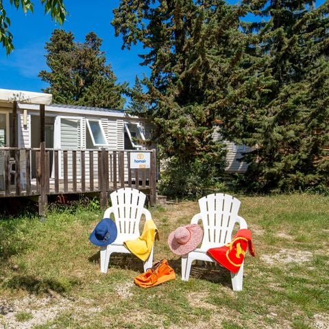 MOBILHOME 6 personnes - Comfort | 3 Ch. | 6 Pers. | Terrasse surélevée
