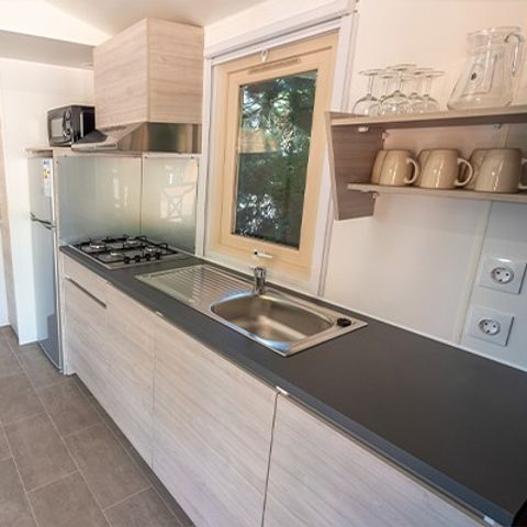 Mobilheim 4 personen - Mobilheim | Comfort XL | 2 Zi. | 4 Pers. | Erhöhte Terrasse | Klim.