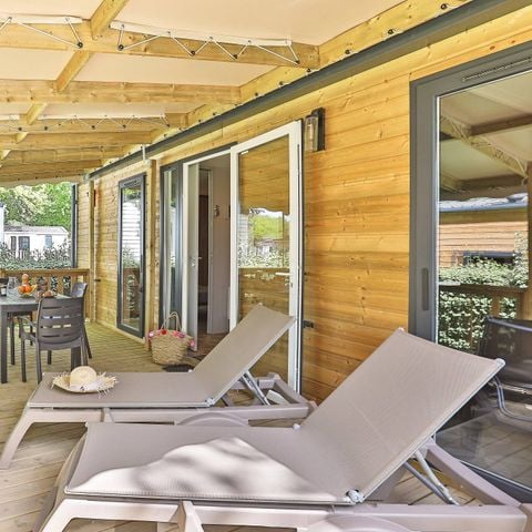 MOBILHOME 4 personnes - Mobil-home | Premium Exclusive | 2 Ch. | 4 Pers. | Terrasse surélevée | 2 SDB