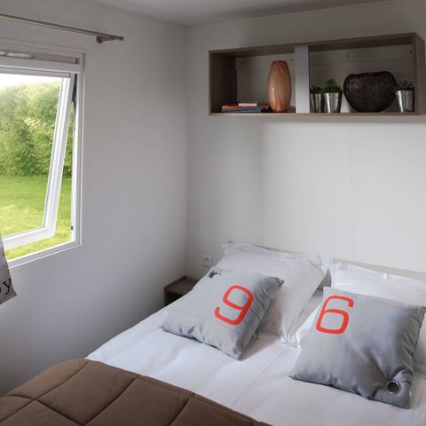 Stacaravan 5 personen - Mobile-home | Comfort | 2 Slaapkamers | 5 Pers. | Verhoogd terras | Airconditioning
