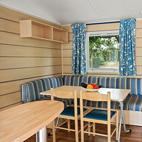 Stacaravan 6 personen - Stacaravan | Comfort XL | 2 slaapkamers | 4/6 pers. | Terras met verhoogd dak, niet overdekt