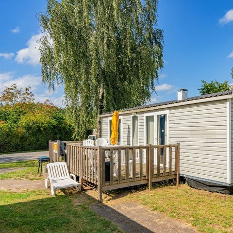 Mobilheim 8 personen - Comfort | 3 Zi. | 6/8 Pers. | Erhöhte, nicht überdachte Terrasse | Clim.