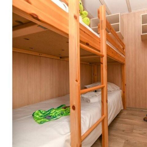 Chalet 6 Personen - Comfort XL | 3 Schlafz. | 6 Pers. | Einfache Terrasse | 1 Bad