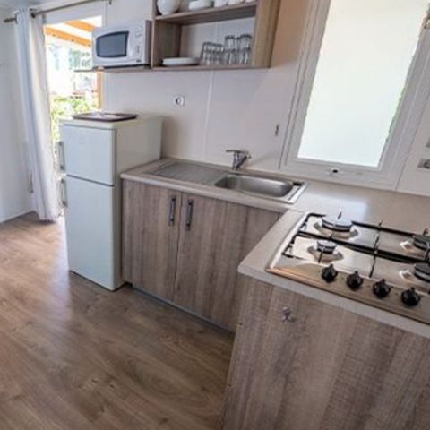 Mobilheim 5 personen - Mobilheim | Comfort | 2 Zi. | 5 Pers. | Erhöhte Terrasse