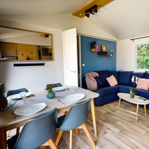 Stacaravan 8 personen - Sérénité 3ch 8p Premium airconditioning