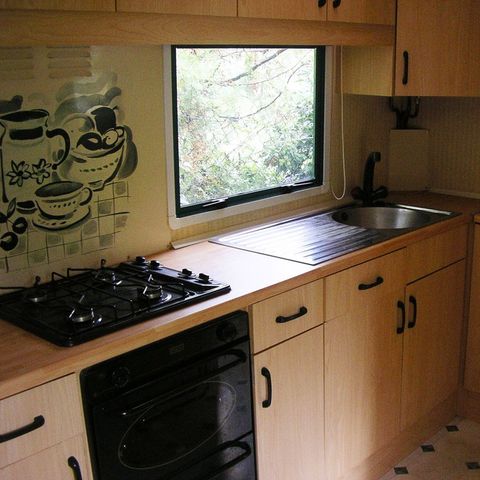 Mobilheim 5 personen - MH2 25 m² mit Sanitäranlagen