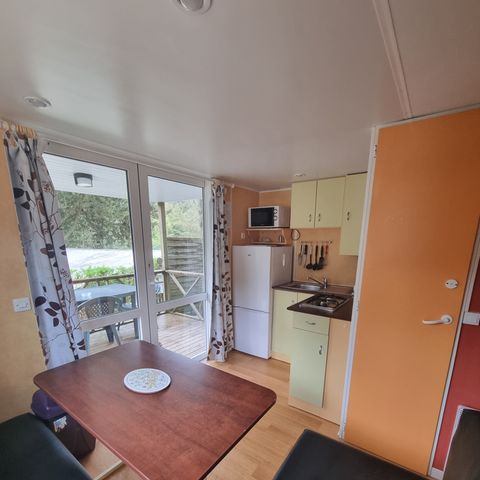 Mobilheim 4 personen - MH2 19 m² mit Sanitäranlagen