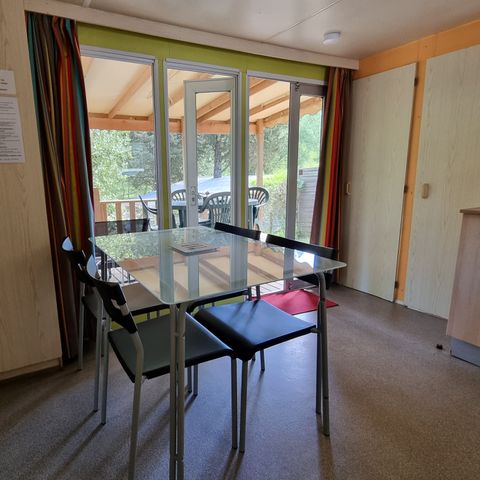 Mobilheim 4 Personen - MH2 23 m² renoviert mit Sanitäranlagen